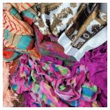 Lot of Ladies Silks & Scarves