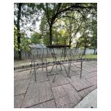 Metal Bistro Style Table & Chairs