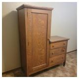 Antique Oak Wardrobe