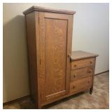 Antique Oak Wardrobe