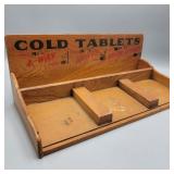 Vintage General Store Cold Tablets Display