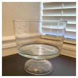 Anchor Hocking Clear Trifle Bowl