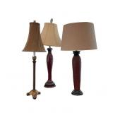 Trio of Table Lamps