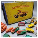 Lot of Vintage Matchbox Cars w/ Carry Case