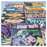 Vintage Dracula and Star Trek Comics