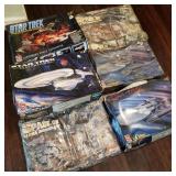 Lot of 8 Star Trek Scale Model Kits