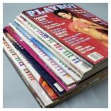 Stack of 11 1995 Playboy Magazines