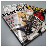 Stack of 3 1997 Playboy Magazines