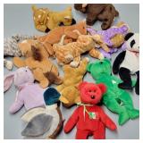 Lot of 13 Beanie Babies w/o Tags