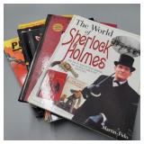 Stack of Books w/ Sherlock Holmes & Hot Wheels