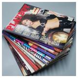 Stack of 12 1986 Playboy Magazines (Full Set)