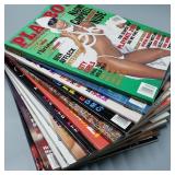 Stack of 12 1999 Playboy Magazines (Full Set)