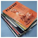 Stack of 8 1963 Playboy Magazines