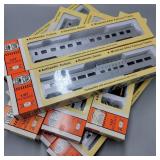 Flat of 9 Con-Cor HO Scale Trains