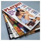 Stack of 5 1994 Playboy Magazines