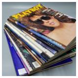 Stack of 12 1987 Playboy Magazines (Full Set)