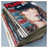 Stack of 12 1982 Playboy Magazines (Full Set)