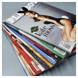 Stack of 12 2014 Playboy Magazines (Full Set)