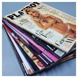 Stack of 12 2015 Playboy Magazines (Full Set)