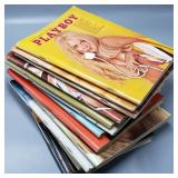 Stack of 12 1969 Playboy Magazines (Full Set)