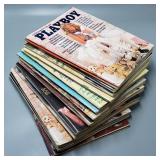 Stack of 15 1976 Playboy Magazines (Full Set)