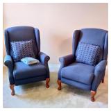 Pair of Lay-Z-Boy Classic Kimberly Recliners