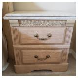 Stone Top Night Stand