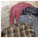 5 Mens Shirts, XLT, Moose Creek, Cremieux