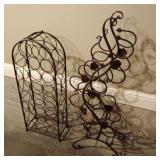 Wrought Iron Wine Racks