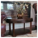 Modern Side Table w/ Faux Plant Modern Side Table w/ Faux Plant