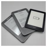 Lot of 3 Amazon Kindles