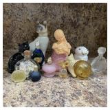 Lot of Avon Cat Bottles w/ Mixxed Lot of Perfume Lot of Avon Cat Bottles w/ Mixxed Lot of Perfume