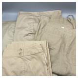 Ladies khaki Colored Pants w/ Skirt  Sizes 16 &