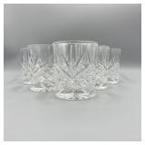 6 Godinger Double Old Fashioned Crystal Glasses