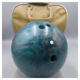 Vintage Galaxie 300 Bowling Ball w/ Case Vintage Galaxie 300 Bowling Ball w/ Case
