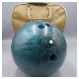 Vintage Galaxie 300 Bowling Ball w/ Case