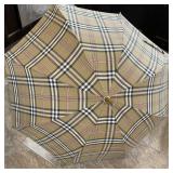 Misty Harbor Plaid Umbrella