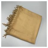 Golden Pashmina Wrap/ Scarf