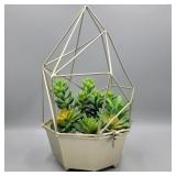 Modern Faux Succulent Decor