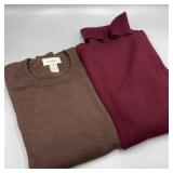 2 Ladies Cashmere Sweaters 2X & 1X