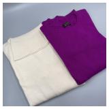 2 Ladies Charter Club Cashmere Sweaters