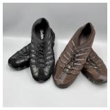 2 Pair (1 black/ 1 brown) Ladies Skechers Shoes 2 Pair (1 black/ 1 brown) Ladies Skechers Shoes