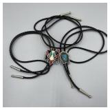 2 Mens Bolo Ties 2 Mens Bolo Ties