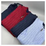 4 Mens Pima Cotton Sweater 3XL w/ 1 XL