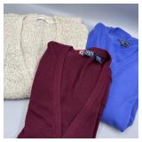 3 Mens Sweaters, L, XL, & XXL