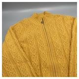 Eric Bompard Cashmere Zip Front Cable Knit Ladies Eric Bompard Cashmere Zip Front Cable Knit Ladies