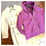 Ladies Trench Coat w/ Eddie Bauer Cotton Jacket Ladies Trench Coat w/ Eddie Bauer Cotton Jacket