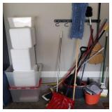 Large Lot of cleaning and Coolers/Totes Large Lot of cleaning and Coolers/Totes