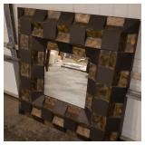 Patterned Square Mirror Patterned Square Mirror