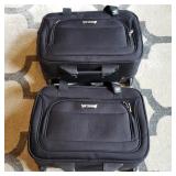 Set of 2 Black Delsey/Lightweight Laptop Bags